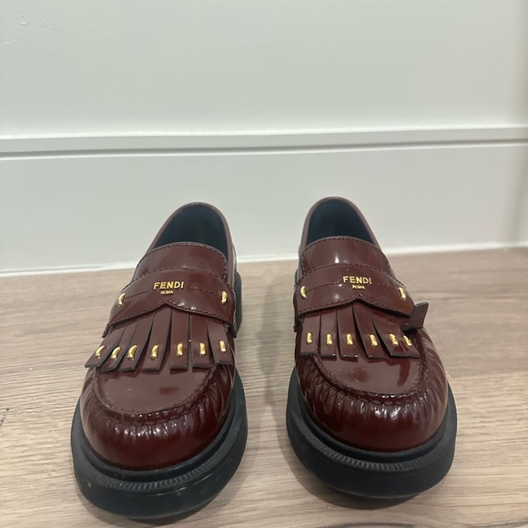Fendi Shoes - Like New - Fendi - Women’s burgundy/ brown loafers - Size 7